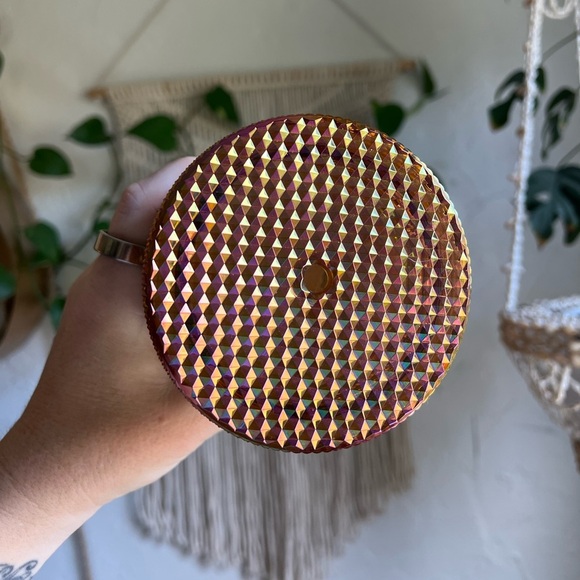 Starbucks 2021 50th Anniversary Gold Copper Iridescent Studded Tumbler 24o Venti - Picture 2 of 7